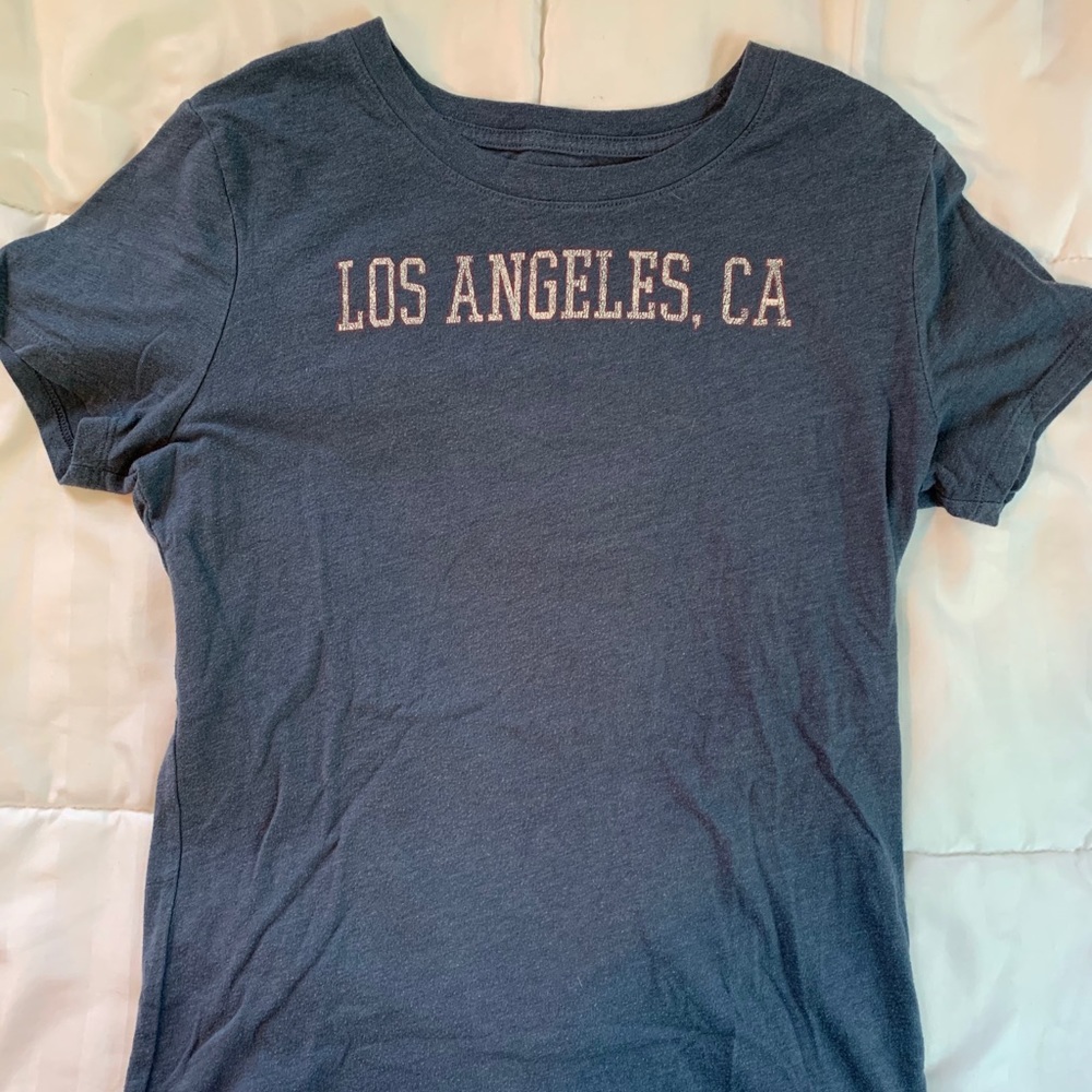 LA, California Blue Graphic Tee